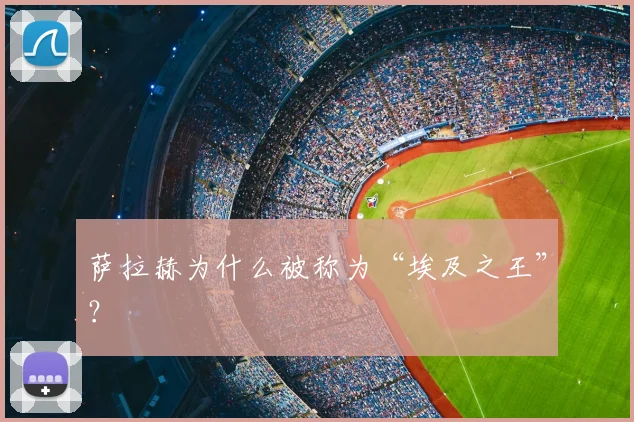 萨拉赫为什么被称为“埃及之王”？
